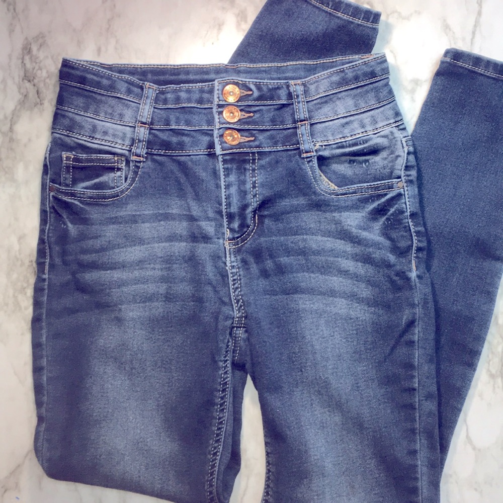 Dark Wash High Rise Jeggings